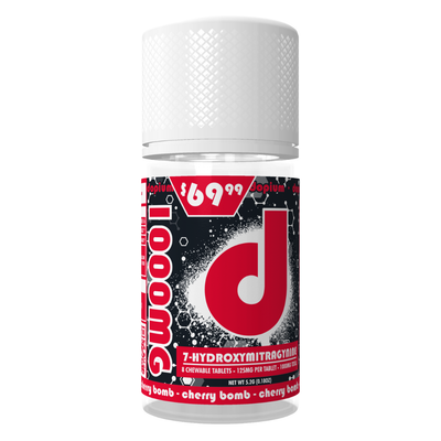 1000MG 7-OH Chewable Tablets - Cherry Bomb