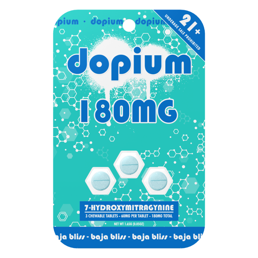 180MG 7-OH Chewable Tablets - Baja Bliss