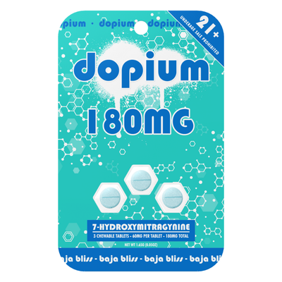 180MG 7-OH Chewable Tablets - Baja Bliss