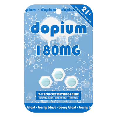 180MG 7-OH Chewable Tablets - Berry Blast