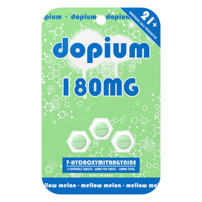 180MG 7-OH Chewable Tablets - Mellow Melon