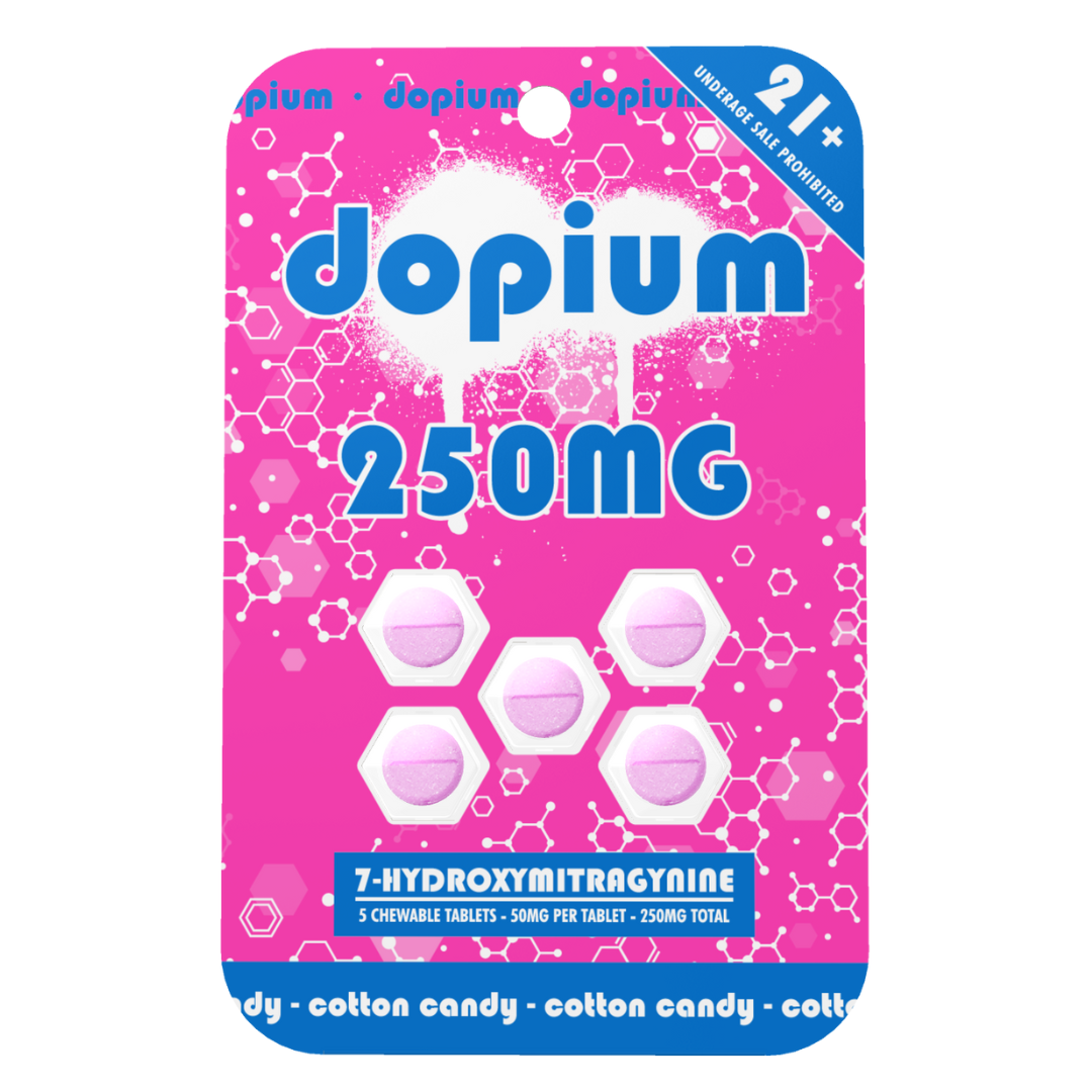 250MG 7-OH Chewable Tablets - Cotton Candy