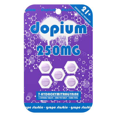 250MG 7-OH Chewable Tablets - Grape Slushie