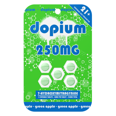 250MG 7-OH Chewable Tablets - Green Apple