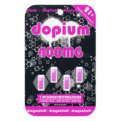 400MG 7-OH Chewable Bars - Dragonfruit