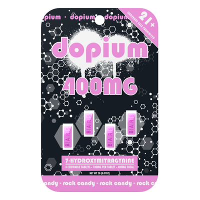 400MG 7-OH Chewable Bars - Rock Candy