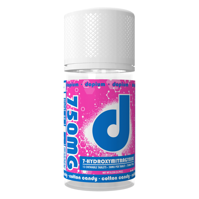 750MG 7-OH Chewable Tablets - Cotton Candy